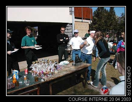 Course interne Avril 2003.