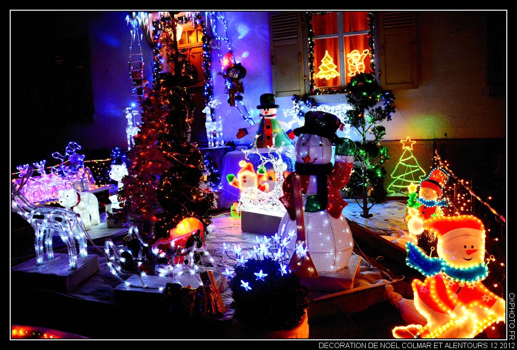 Décorations de Noel décembre 2012.