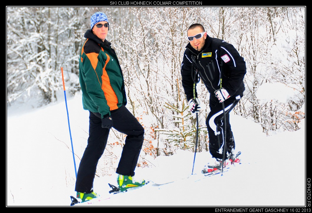 Entrainement Ski Club Hohneck compétition.