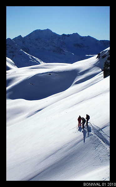 Ski hors Piste à Val d'Isère 2010.