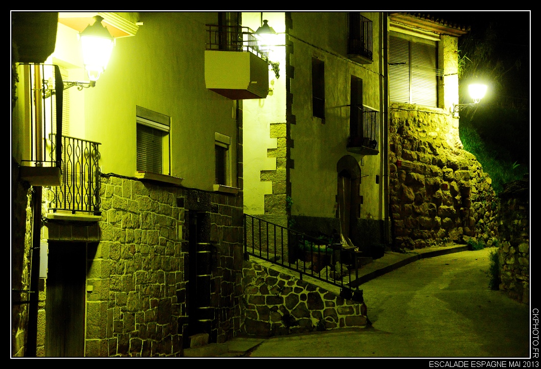 Mallos de Riglos by night.