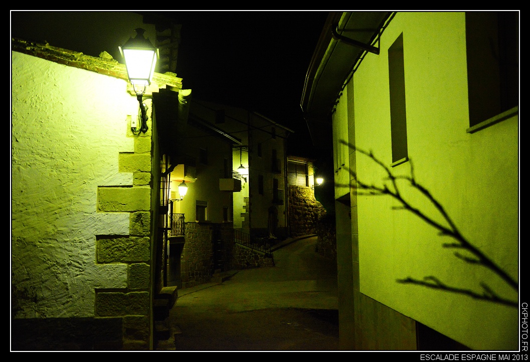 Mallos de Riglos by night.