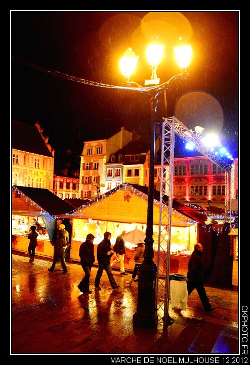Marché de Noel à Mulhouse décembre 2012.