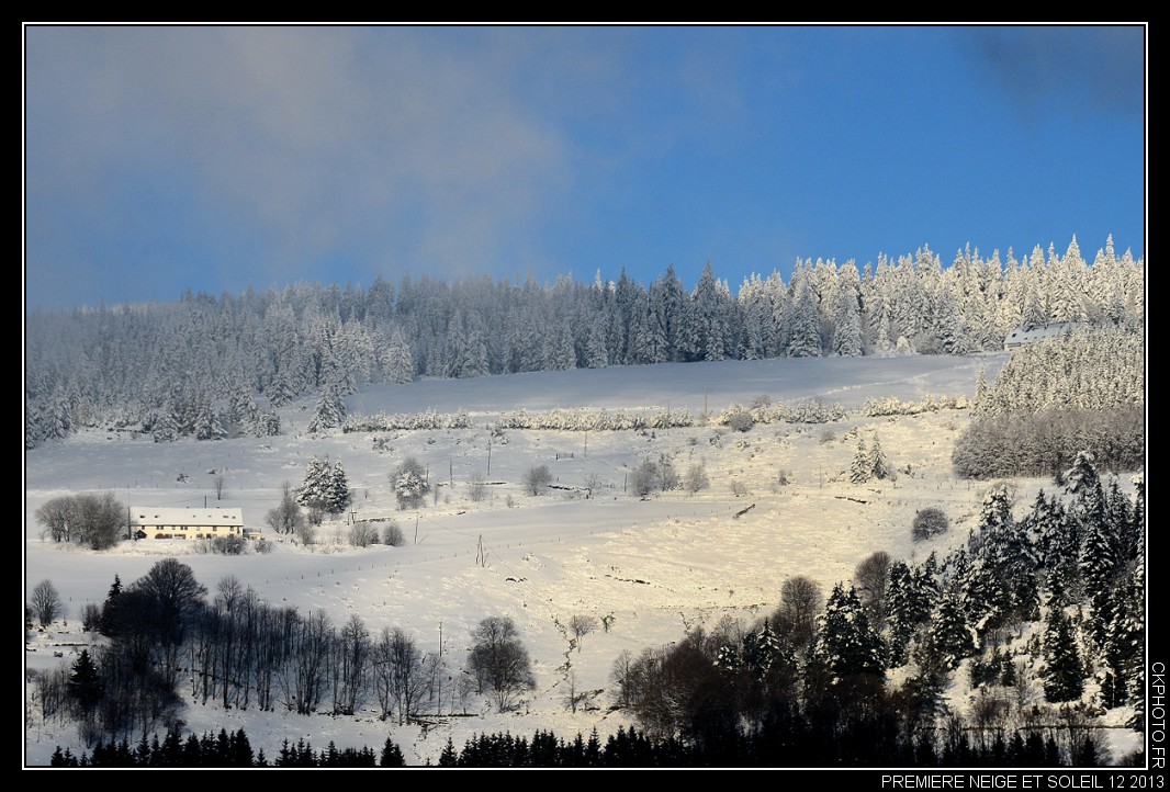 Première neige et soleil 12 2013.