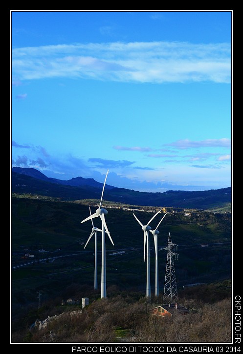 Parco eolico di Tocco da Casauria.